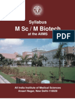 AIIMS Biotech Syllabus