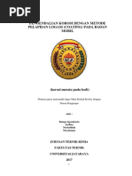 Download Pengendalian Korosi Dengan Metode Pelapisan Logam Coating Pada Badan Mobil by taroxfuma SN362877282 doc pdf