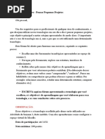 201621510430026 - Atividade 2 -Pensar Em Pequenos Projetos
