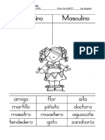 Ficha Femenimo Masulino