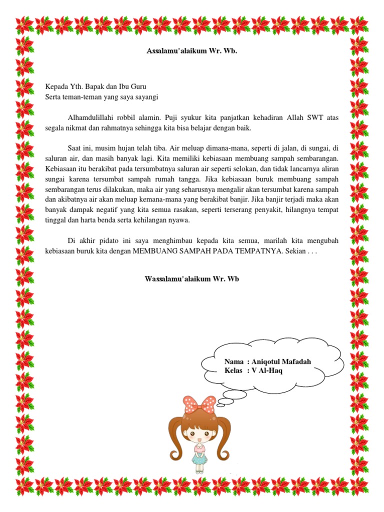 Pidato Banjir