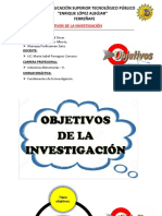 Objetivos de La Investigación