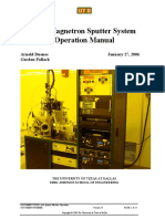 AJA Magnetron Sputter System Operation Manual: Arnold Duenes January 27, 2006 Gordon Pollack
