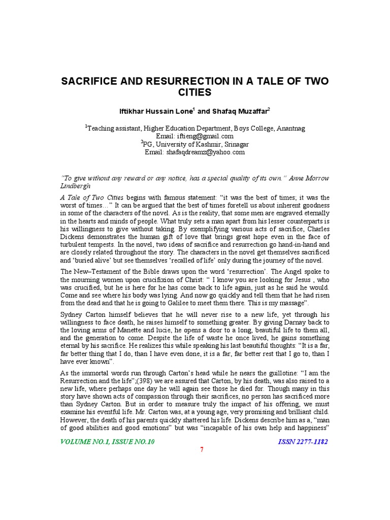 The Tale of Two Cities | PDF | Religion And Belief