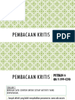 Pembacaan Kritis Prak 6