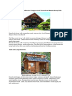 Rumah Tradisional Unik Dan Modern