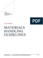 Materials Handling Guidelines: Uow Safe@Work