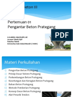 Beton Prategang UIGM 2017