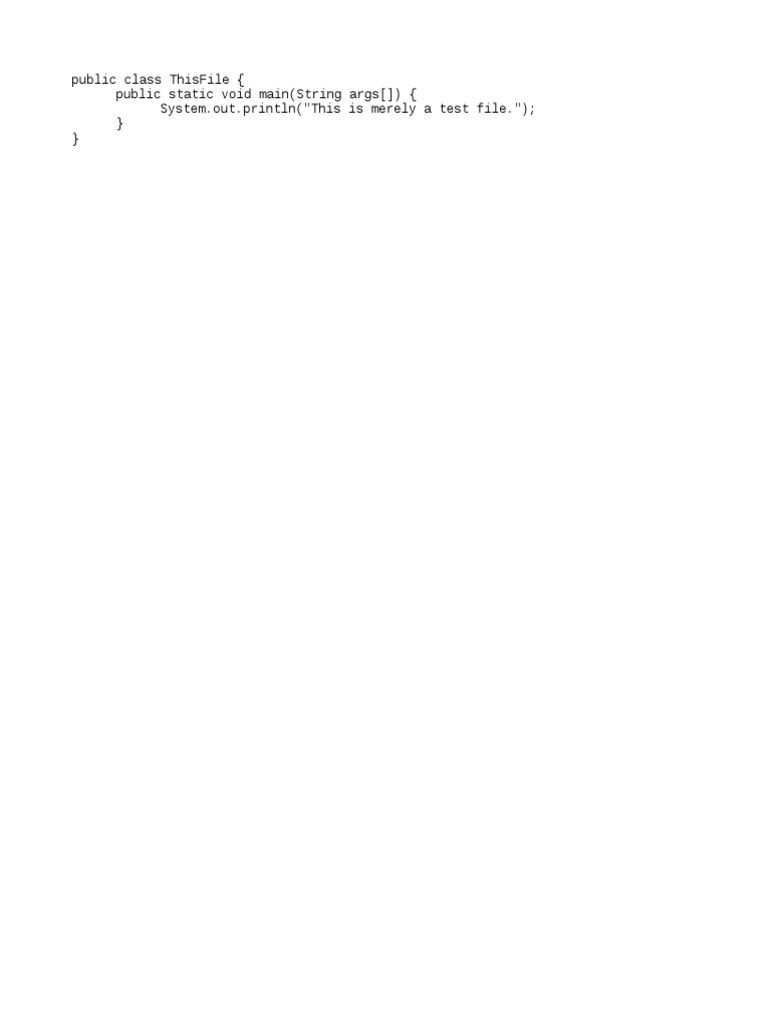 G Code Test File