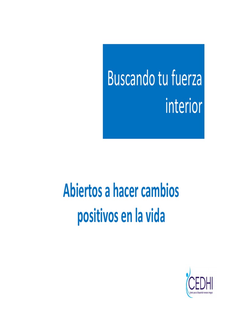 Tu Fuerza Interior | PDF | Felicidad | Metafísica de la mente