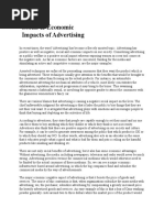 Download Social and Economic Impacts of Advertising by jackmano SN36289388 doc pdf