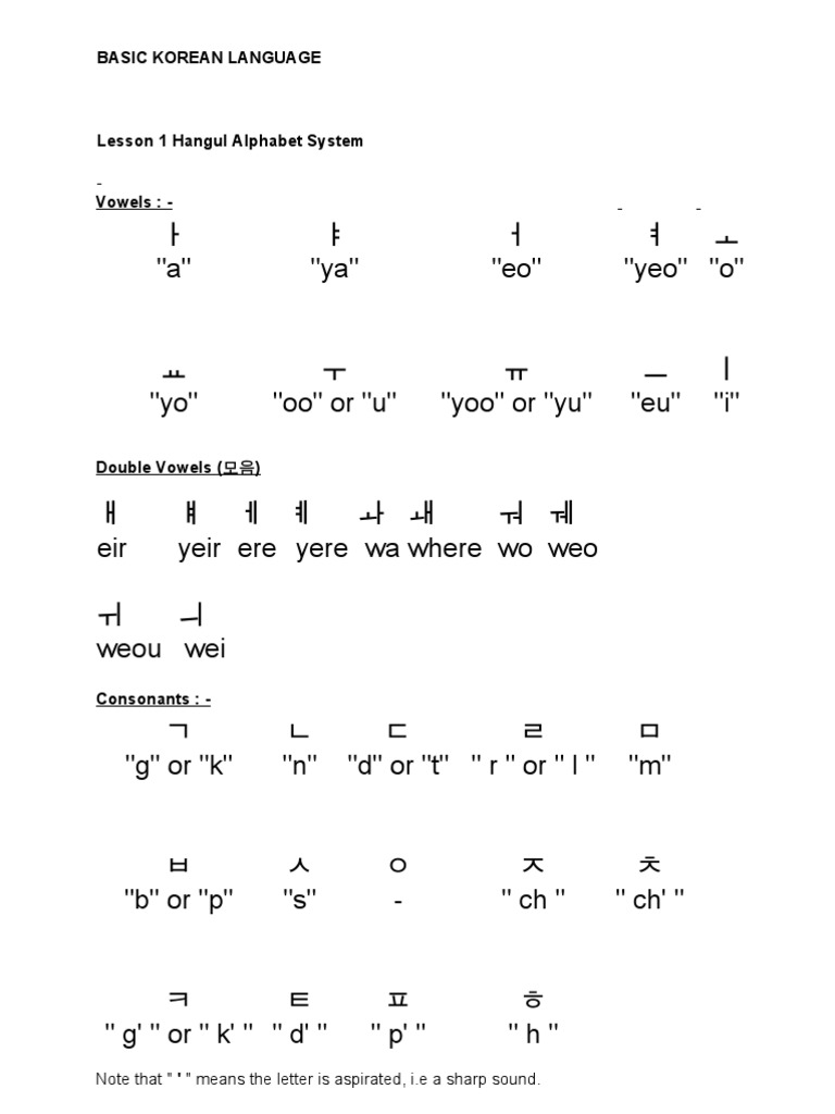 Korean Language 101-c | PDF | Foreign Language Studies | Art