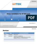 Driver Installation for SP BSP Tools
