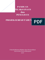 Panduan Pelaksanaan Dan Penulisan 