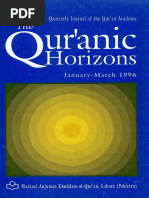 01-The Quranic Horizons (January - March 1996) PDF