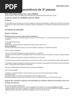 Guia Subsídio por assistência de 3ª pessoa