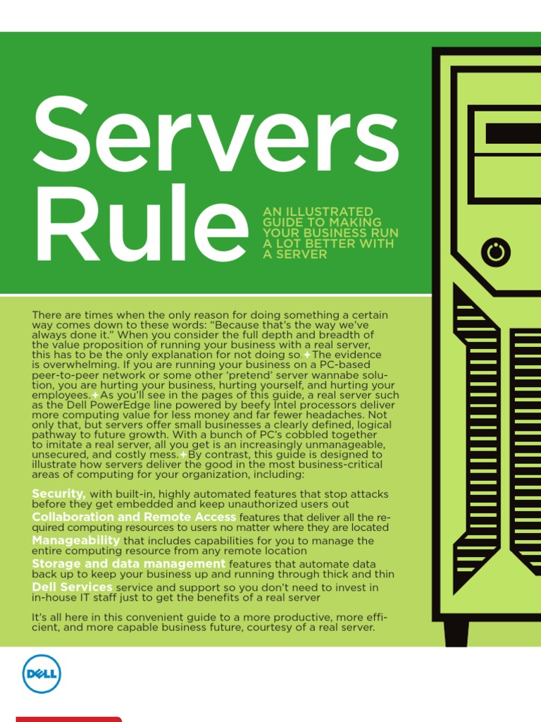 Servers Rule An Illustrated Guide To Making Your Business Run A Lot