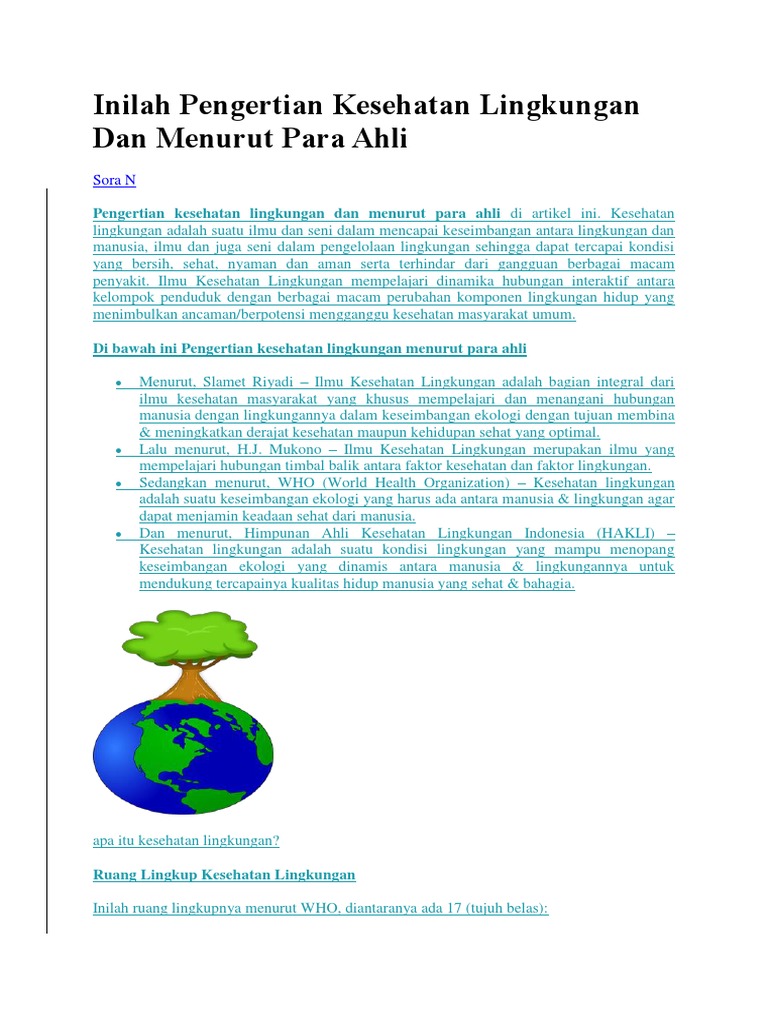Pengertian Kesling Pdf