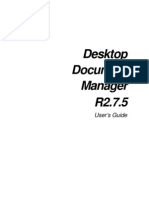 Sharp Desktop Document Manager Manual