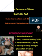 Nephrotic Syndrome in Children Syarifuddin Rauf,: Bagian Ilmu Kesehatan Anak RSU Wahidin