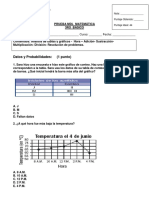 Prueba MDL 3ro Matemática