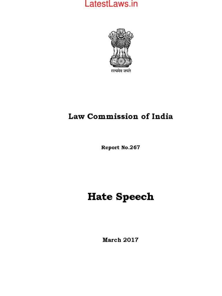 law commission report on hate speech