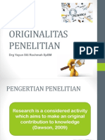 ORIGINALITAS PENELITIAN