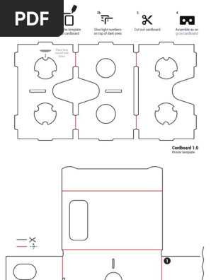 Vr Brille Vorlage Pdf Printing Media Technology