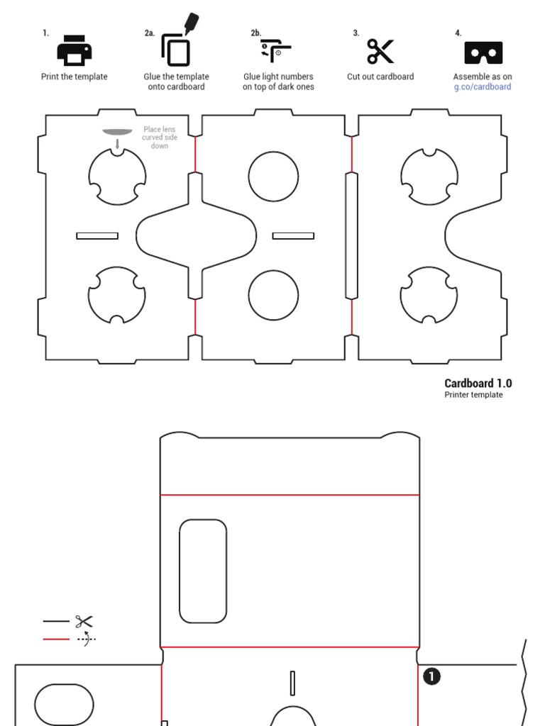 Vr Brille Vorlage Pdf Printing Media Technology