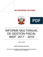 IMGF Gobierno Regional de Puno 2017-2019