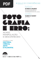 Ciclo de conferências Fotografia e Erro (Lisboa e Porto)