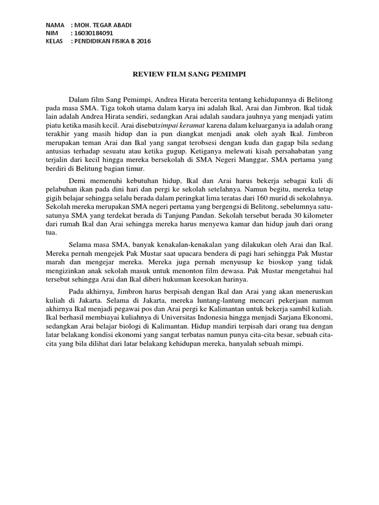 REVIEW FILM SANG PEMIMPI.docx