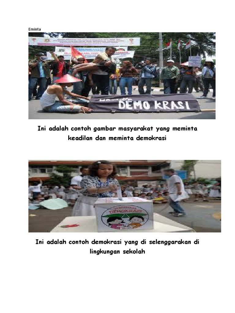 Contoh Demokrasi Di Lingkungan Sekolah - Aneka Macam Contoh