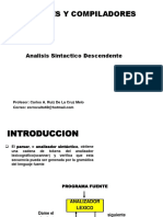 Clase 7 Analisis Sintactico Descendente