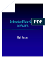 Sediment and Water Quality in Hec-Ras: Mark Jensen