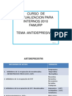 Antidepresivos: Mecanismos y Fármacos