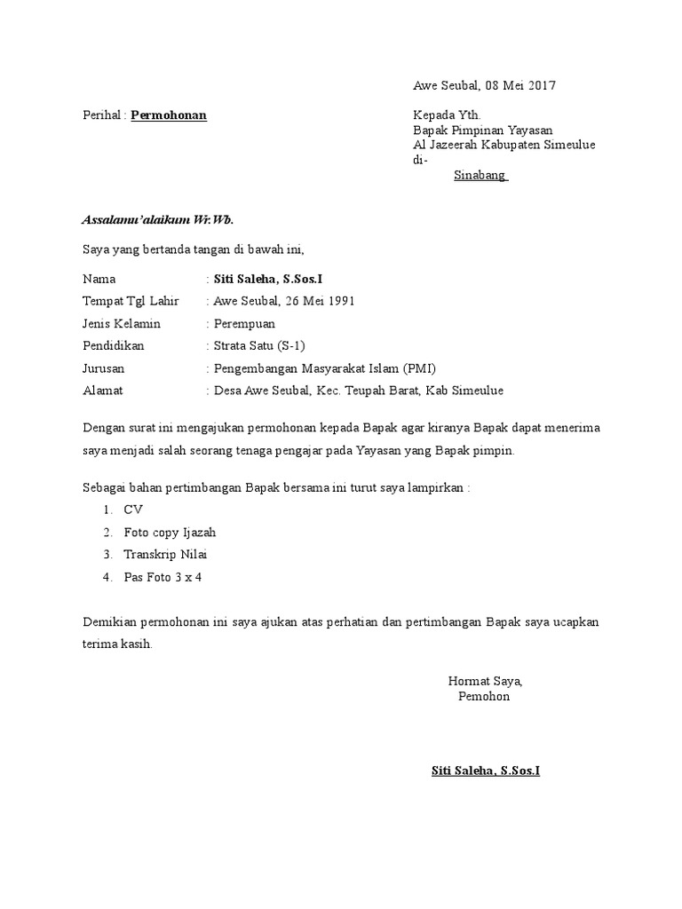 Surat Lamaran Bumdes Contoh Surat Lamaran Kerja di BUMN adalah contoh lamaran pekerjaan terbaru yang akan admin bagikan pada kesempatan ini untuk anda yang ingin melamar kerja di perusahaan BUMN.