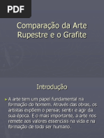 Comparação Da Arte Rupestre e o Grafite
