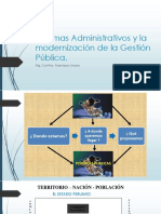 Sistemas Administrativos y La Modernización de La Gestión Pública.