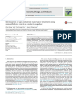 Optimization of Agro-Industrial Wastewater Treatment Using Unmodified Rice Starch As A Natural Coagulant