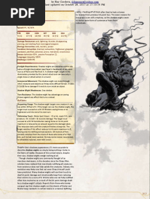 Excerpt - 5e Shadow Wight