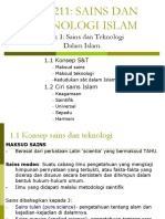 Nota CTU 211 Sejarah Sains Dan Teknologi Islam PDF