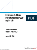 Development High Duty Performance Engine Oil