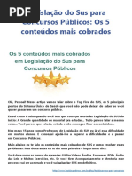 _Legislação Do Sus Para Concursos Públicos
