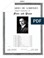 Leonardo de Lorenzo - Serenata For Flute and Piano