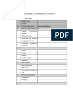 Kerangka Analisis Jurnal