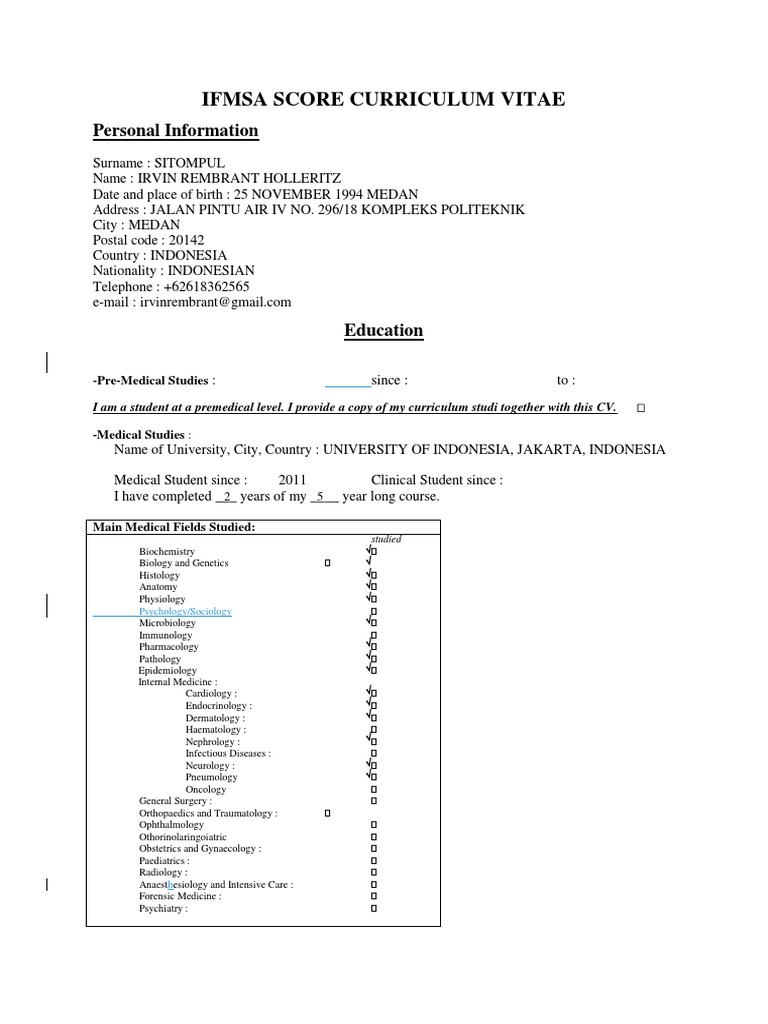 Ifmsa curriculum vitae 06 image