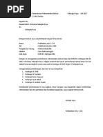 Surat Permohonan Pindah Tugas