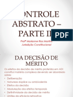 Controle Abstrato – Parte III