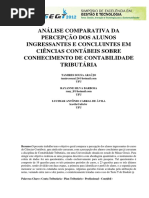 ARAUJO, BARBOSA E AVILA - Análise Comparativa de Alunos Estudantes e Concluintes